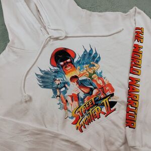 VTG Capcom Street Fighter 2 The World Warrior Hoodie Sweatshirt Mens Size Medium